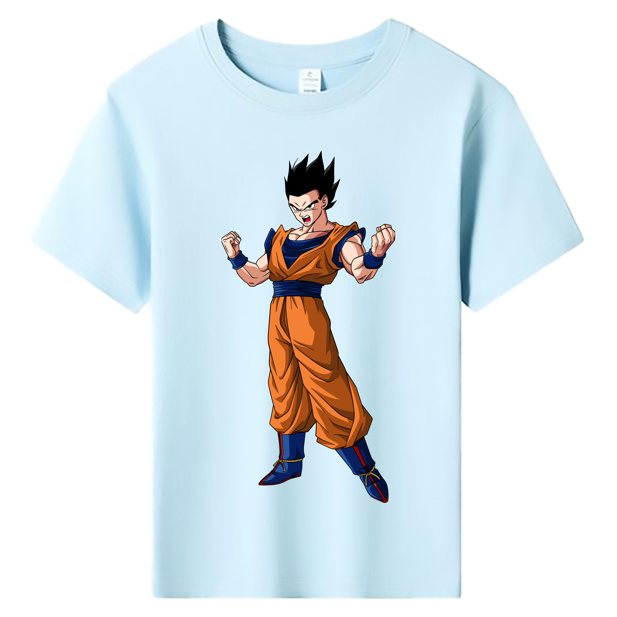 （画像用） ドラゴンボール 孫 悟飯（そんごはん）DRAGON BALL Son Gohan 綿100％キッズTシャツ（フロントプリント）